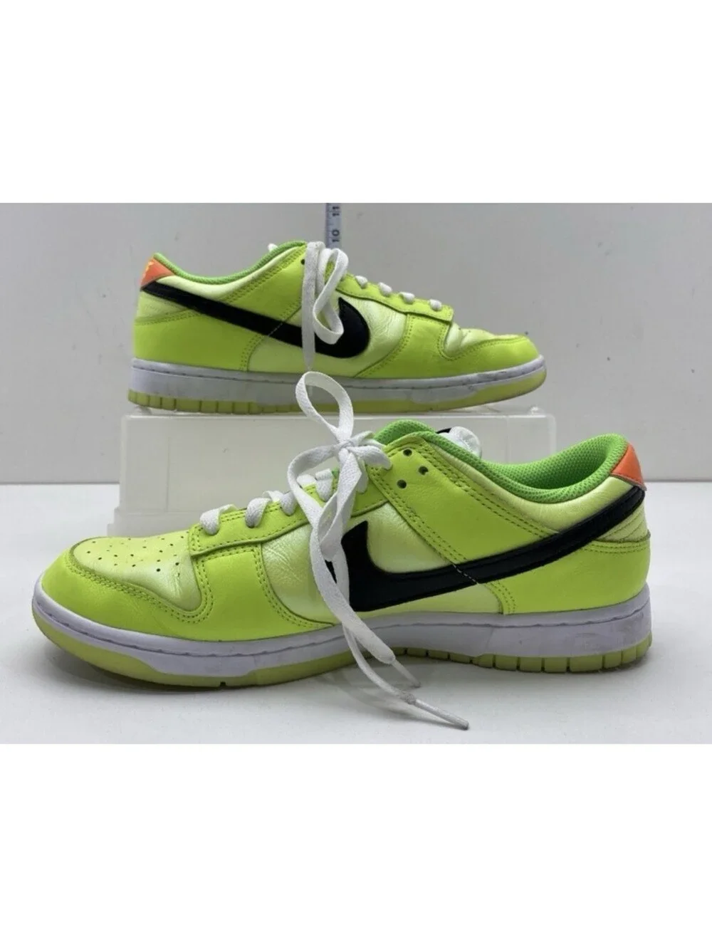 Nike Dunk Low FJ4610-702 Men's Sneakers Size 9.5 Neon Yellow Volt Black